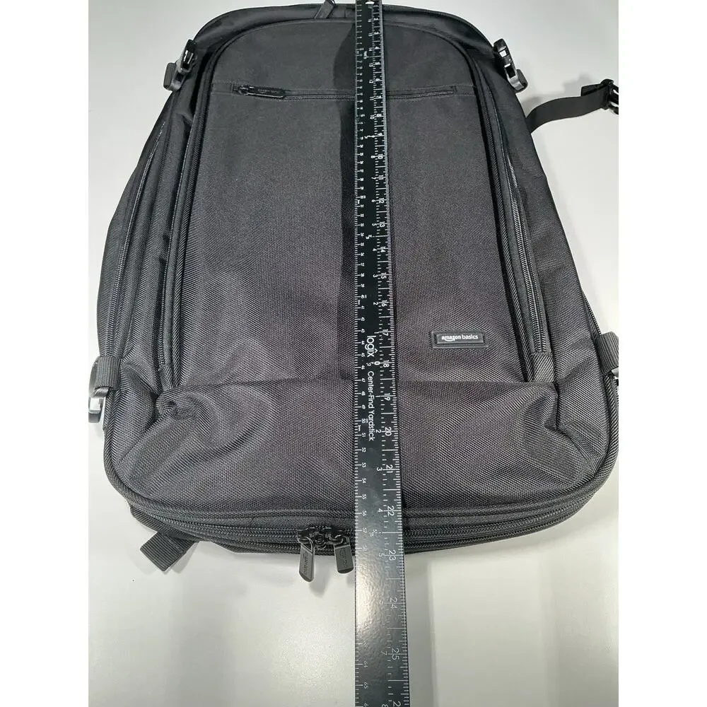 Amazon Basics Convertible Travel Backpack NWOT Black